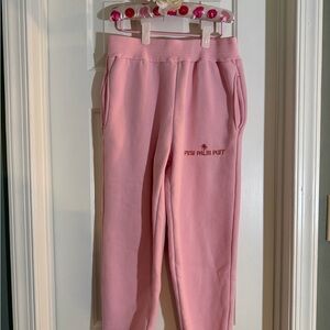 Pink Palm Puff Kids Sweatpants
